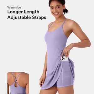 Halara Active Yoga Athletic Dress Wannabe Longer Length